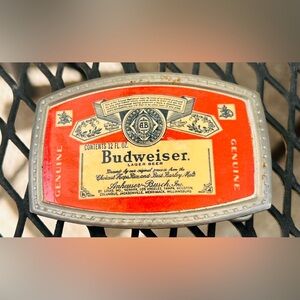 VINTAGE Budweiser Belt Buckle needs cleaning
